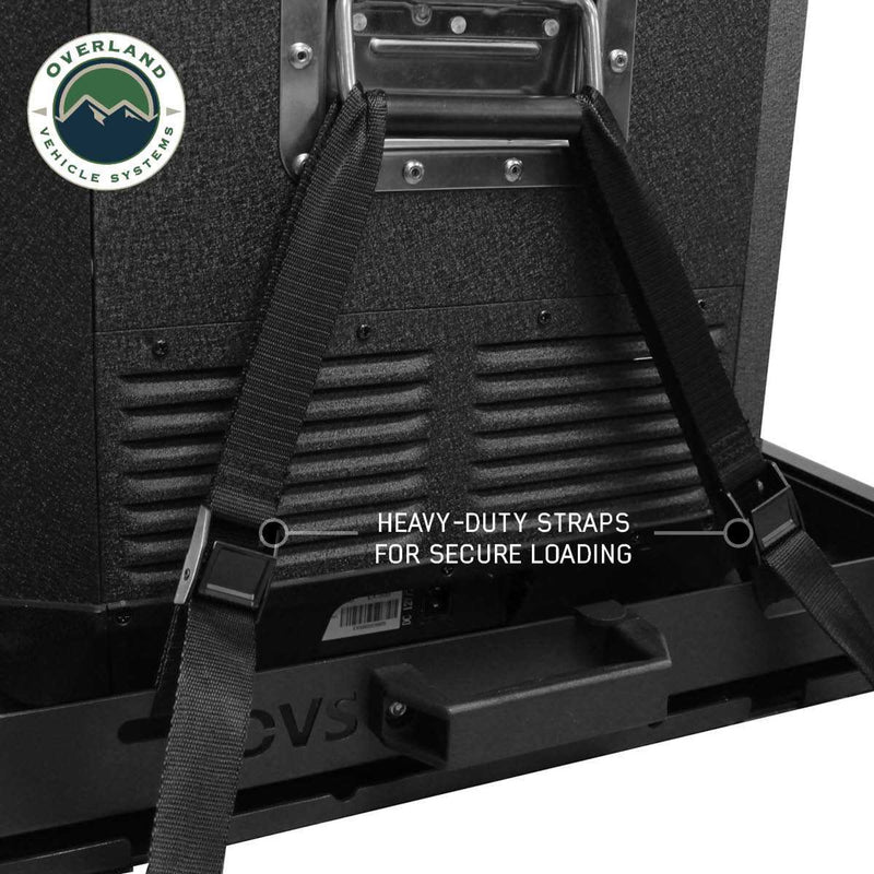Load image into Gallery viewer, OVS Heavy Duty Fridge Slide - Black Powder Coat Universal