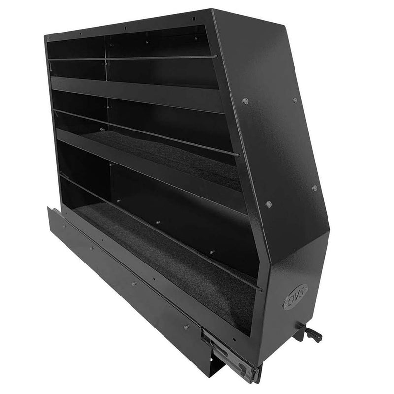 Load image into Gallery viewer, OVS Highline Slide Out Camping Storage System - Black Powder Coat