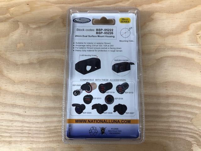 Load image into Gallery viewer, 29mm Dual Surface Mount Housing