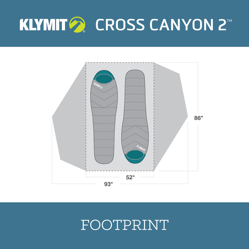 Load image into Gallery viewer, Klymit_CrossCanyon2_09C2RD01B_Footprint