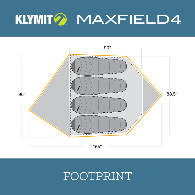 Load image into Gallery viewer, lymit Maxfield 4 Person Tent - Footprint