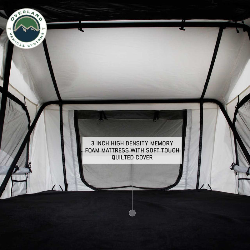 Load image into Gallery viewer, OVS HD Nomadic 3 Arctic White Extended Soft Shell Roof Top Tent, White Body Dark Grey Rainfly