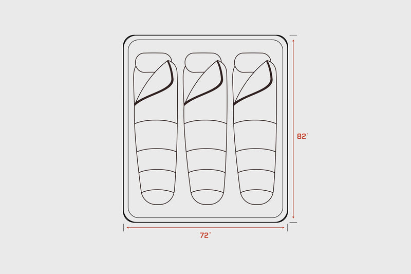 Load image into Gallery viewer, Nova King - Hybrid Foldout Rooftop Tent