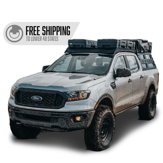 Prinsu Ford Ranger Supercrew Roof Rack | 2019-2021