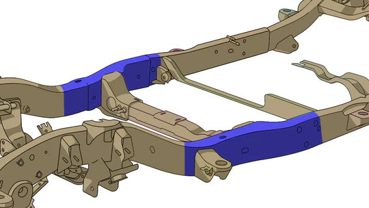 Load image into Gallery viewer, Rust Buster Front Center Frame Repair Kit For 2007-2014 GM SUV's