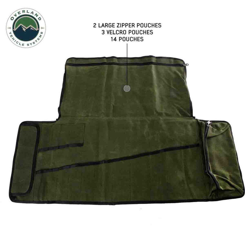 Load image into Gallery viewer, OVS Rolled General Tool Storage Bag - #16 Waxed Canvas