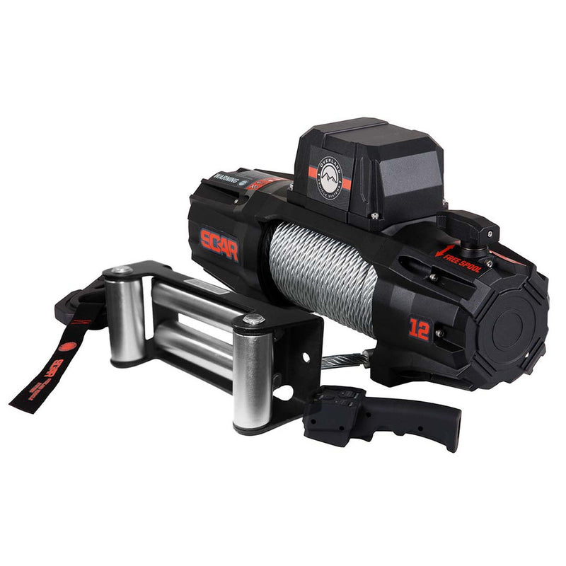 Load image into Gallery viewer, Overland Vehicle Systems SCAR 12 - 12,000 Lbs. Rated Steel Cable Winch