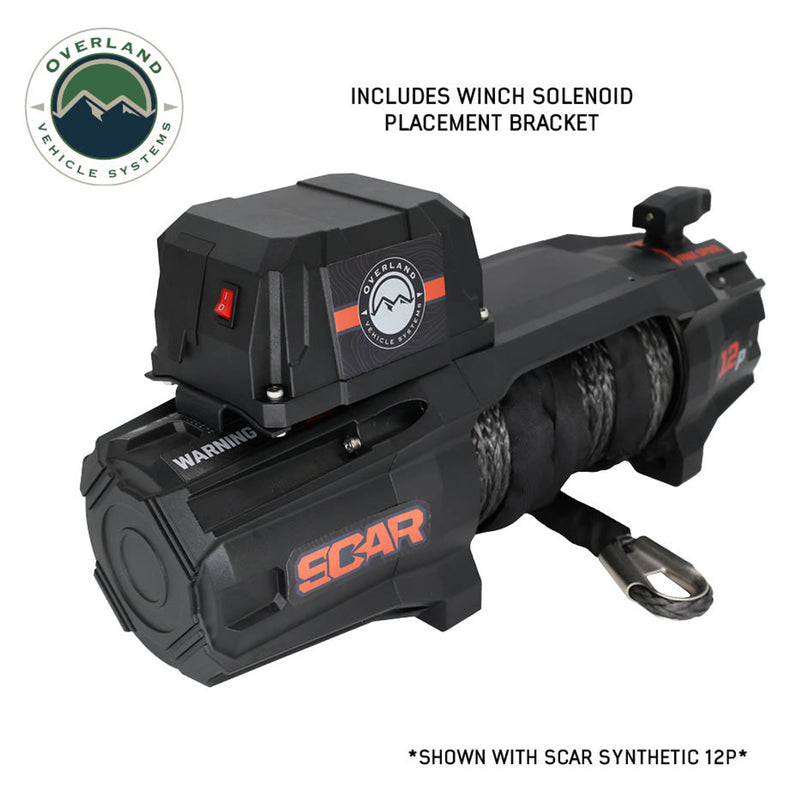 Load image into Gallery viewer, Overland Vehicle Systems SCAR 10S - 10,000 Lbs. Rated Synthetic Rope Winch