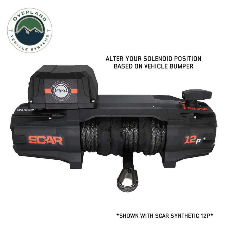 Load image into Gallery viewer, Overland Vehicle Systems SCAR 10S - 10,000 Lbs. Rated Synthetic Rope Winch