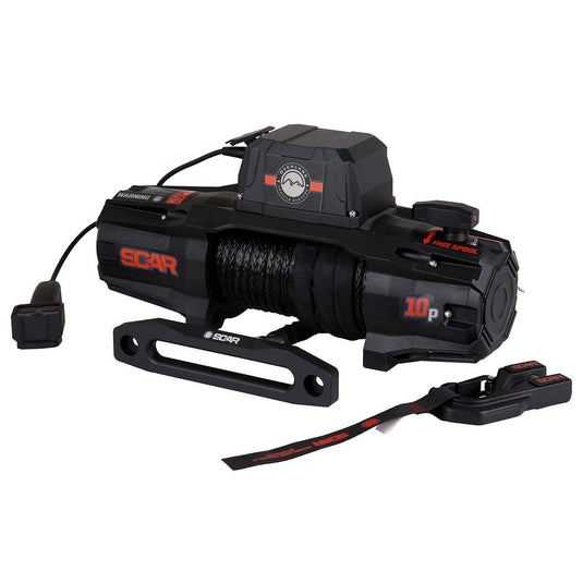 Overland Vehicle Systems SCAR 10S - 10,000 Lbs. Rated Synthetic Rope Winch