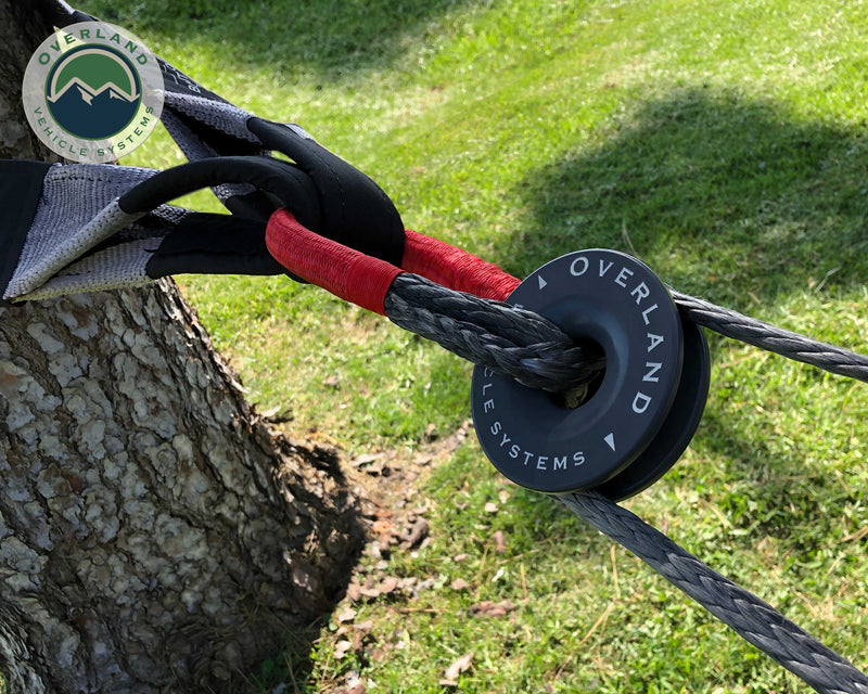 Load image into Gallery viewer, Overland Vehicle Systems Soft Shackle With Collar - 22" Long 7/16" Thick 41,000 Lb. With Storage Bag