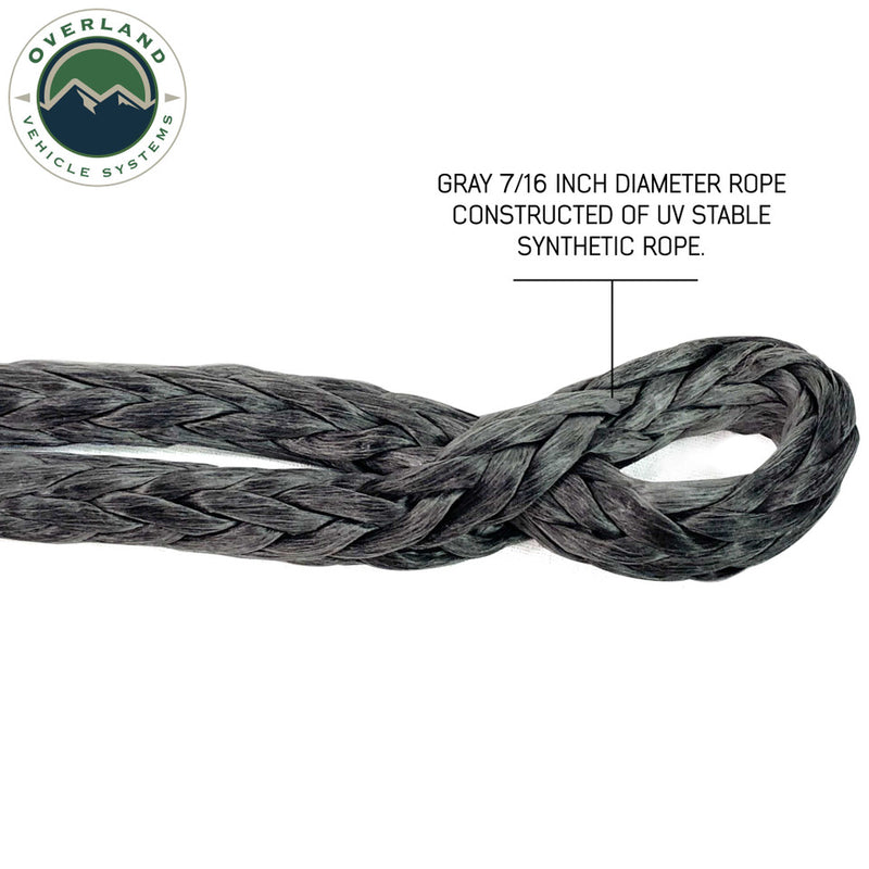 Load image into Gallery viewer, Overland Vehicle Systems Soft Shackle With Collar - 22" Long 7/16" Thick 41,000 Lb. With Storage Bag