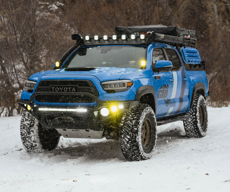 Load image into Gallery viewer, CBI Off Road Toyota Tacoma Overland Bolt-On Rock Sliders | 2005-2023