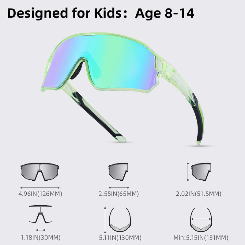 Load image into Gallery viewer, Kids Polarized Sunglasses for Youth (UV400)