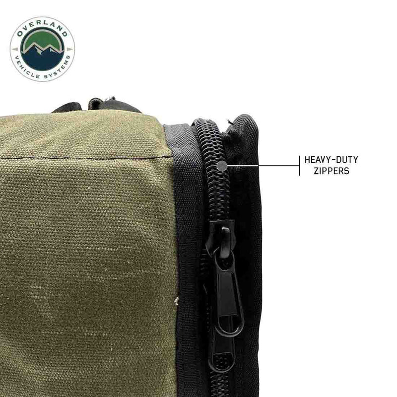 Load image into Gallery viewer, Overland Vehicle Systems Utility Bag - #16 Waxed Canvas Storage Bag