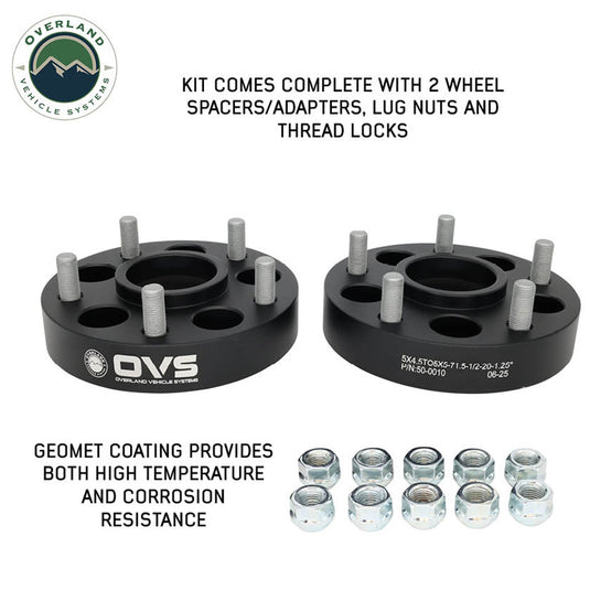 OVS Wheel Spacer/Adapters - Sold in Pairs