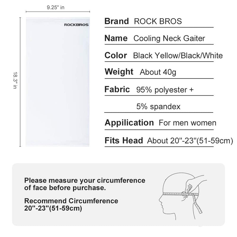 Load image into Gallery viewer, ROCKBROS Cooling Neck Gaiter Face Mask Fishing Scarf Face Cover for Men Women