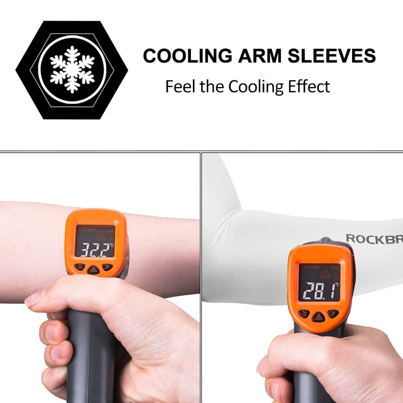 Load image into Gallery viewer, ROCKBROS Sun Protection Arm Sleeves Cooling for Running Golf Fishing Cycling