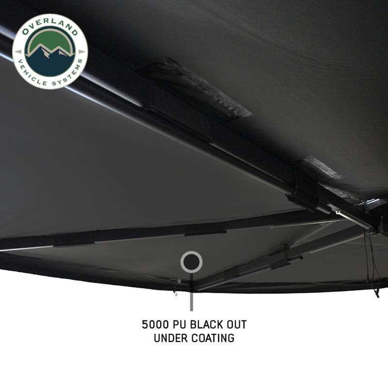 Load image into Gallery viewer, OVS XD Nomadic 270 Degree Awning & Wall Kit Combo - Lights, Black Out, Black Body , Trim, and Travel Cover