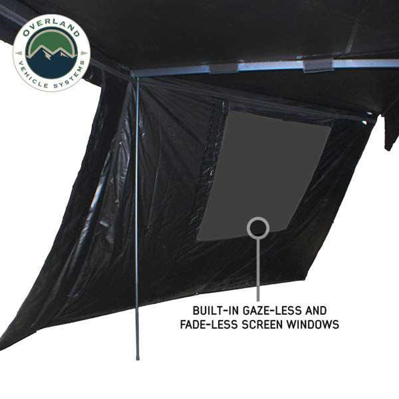 Load image into Gallery viewer, OVS XD Nomadic 270 Degree Awning & Wall Kit Combo - Lights, Black Out, Black Body , Trim, and Travel Cover