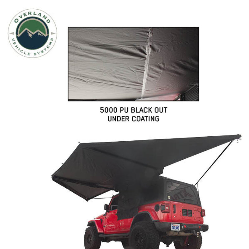 Load image into Gallery viewer, OVS XD Nomadic 180 - Awning, Universal, Black Body, Black Trim W/Black Travel Bag