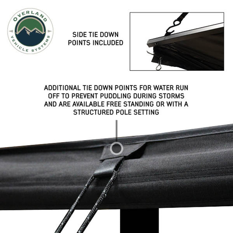 Load image into Gallery viewer, OVS XD Nomadic 180 - Awning, Universal, Black Body, Black Trim W/Black Travel Bag