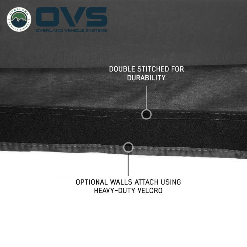 Load image into Gallery viewer, OVS XD Nomadic 180 LTE Awning - Black Fabric and Travel Cover Universal
