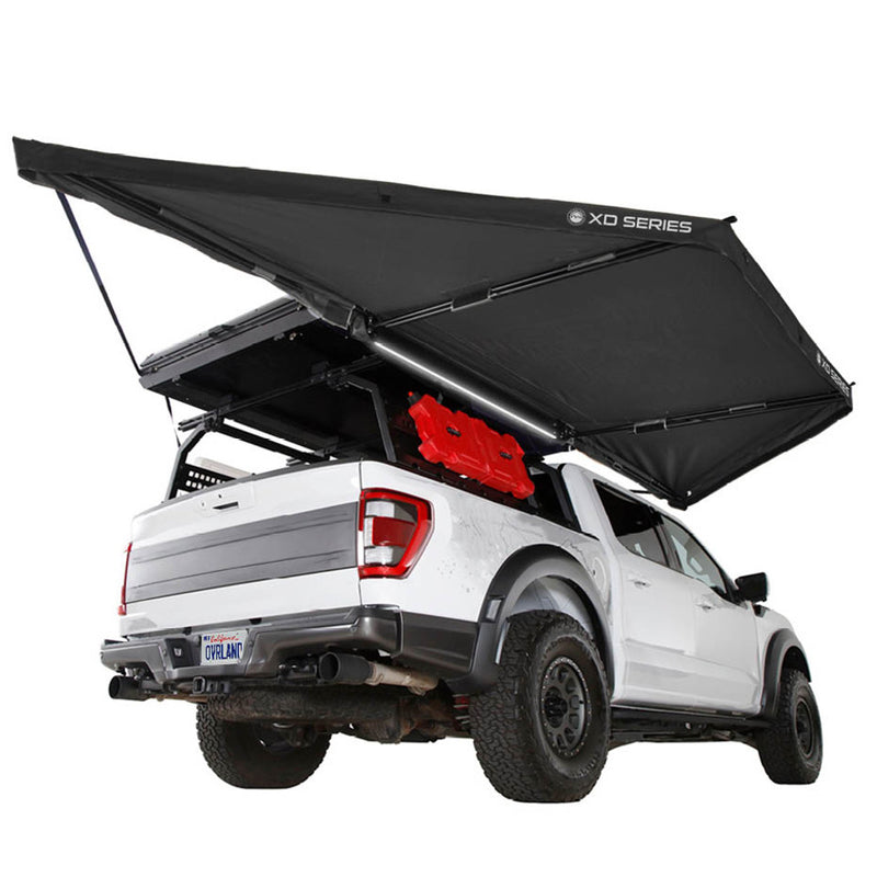 Load image into Gallery viewer, OVS XD Nomadic 180 LTE Awning - Black Fabric and Travel Cover Universal