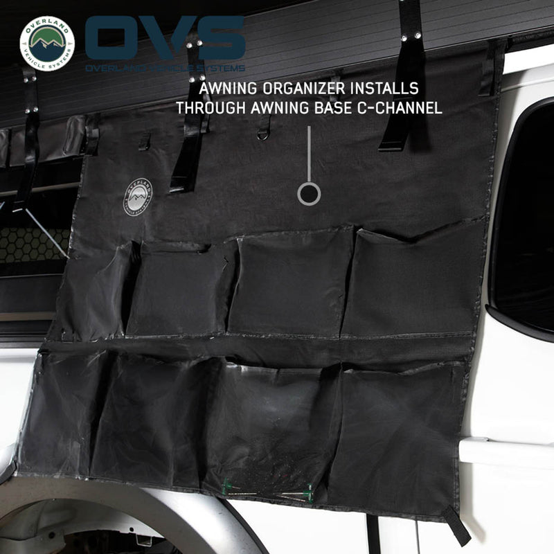 Load image into Gallery viewer, OVS XD Nomadic 270 LTE Awning - Black Fabric and Travel Cover