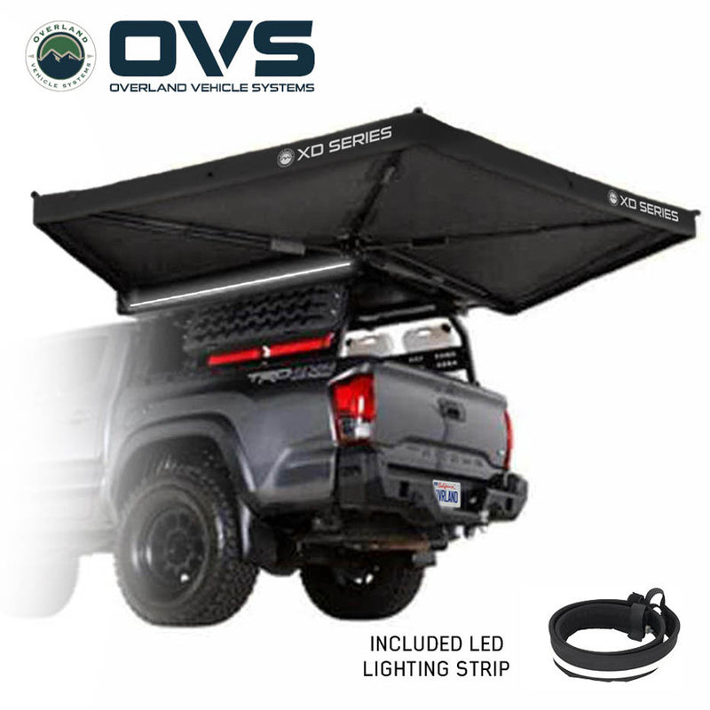 Load image into Gallery viewer, OVS XD Nomadic 270 LTE Awning - Black Fabric and Travel Cover