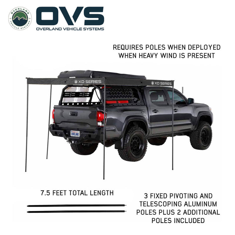 Load image into Gallery viewer, OVS XD Nomadic 270 LTE Awning - Black Fabric and Travel Cover