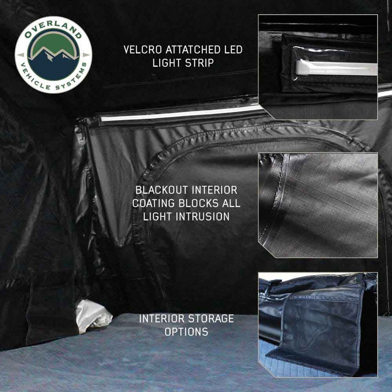 Load image into Gallery viewer, OVS XD Sherpa Hybrid Soft Shell Roof Top Tent, Blue Body & Black Rainfly
