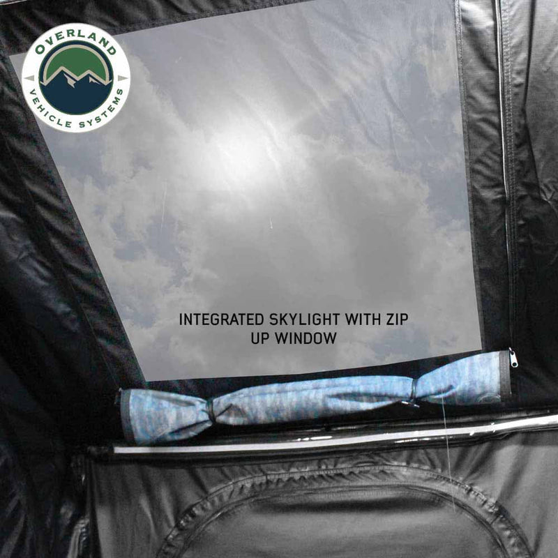 Load image into Gallery viewer, OVS XD Sherpa Hybrid Soft Shell Roof Top Tent, Blue Body & Black Rainfly