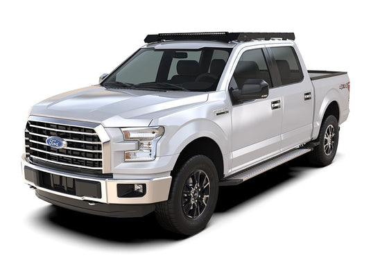 Ford F-150 Super Crew with Front Runner Slimsport Roof Rack Kit Lightbar Ready for 2015-2020 models