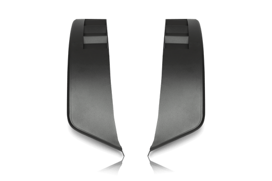 Attica Ford Bronco 2021-2024 custom rear fender flares for 2-door and 4-door models displayed against a black background.