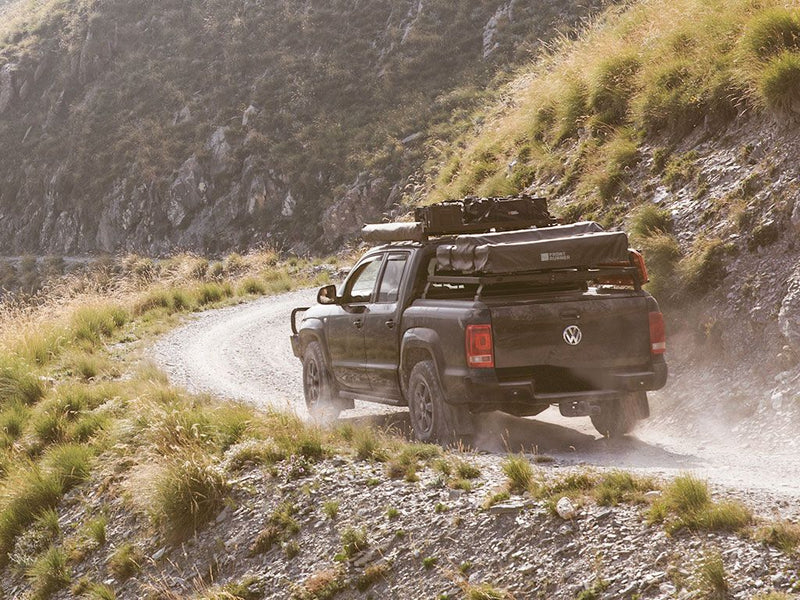 Load image into Gallery viewer, Volkswagen truck driving on mountain road with Front Runner Roof Top Tent