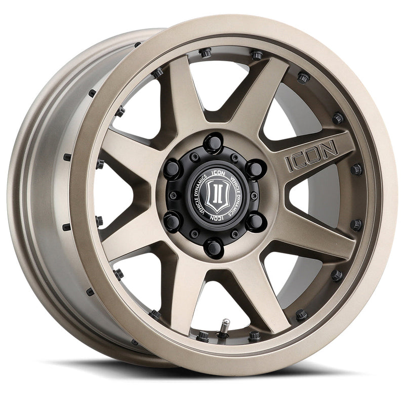 Load image into Gallery viewer, Bronze ICON Vehicle Dynamics Rebound PRO truck wheel on white background