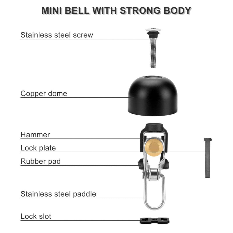 Load image into Gallery viewer, ROCKBROS Bike Classic Bicycle Bell Loud Sound Bells