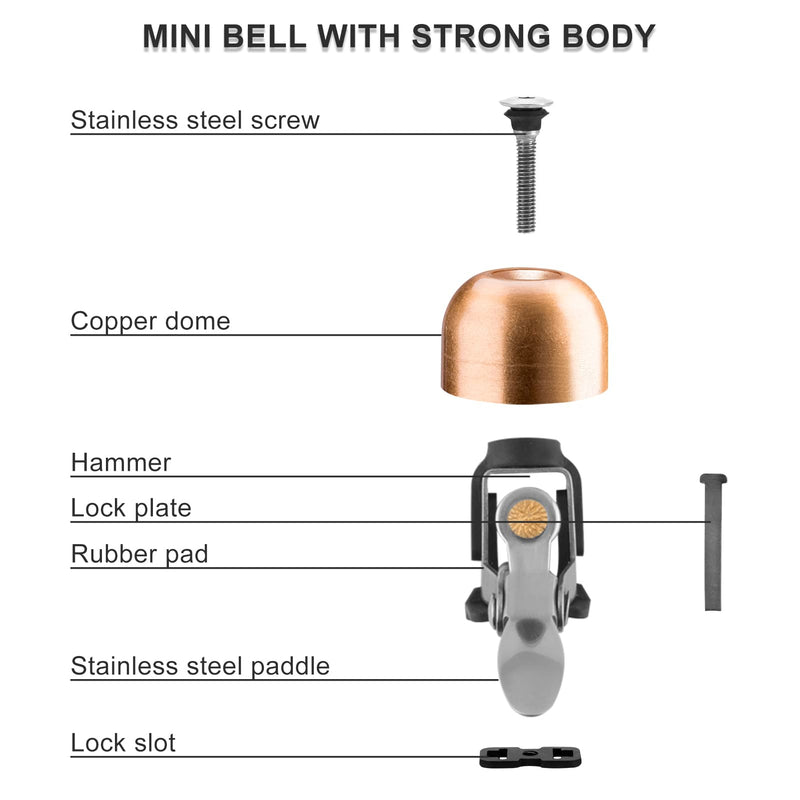 Load image into Gallery viewer, ROCKBROS Bike Classic Bicycle Bell Loud Sound Bells