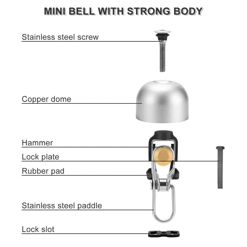 Load image into Gallery viewer, ROCKBROS Bike Classic Bicycle Bell Loud Sound Bells