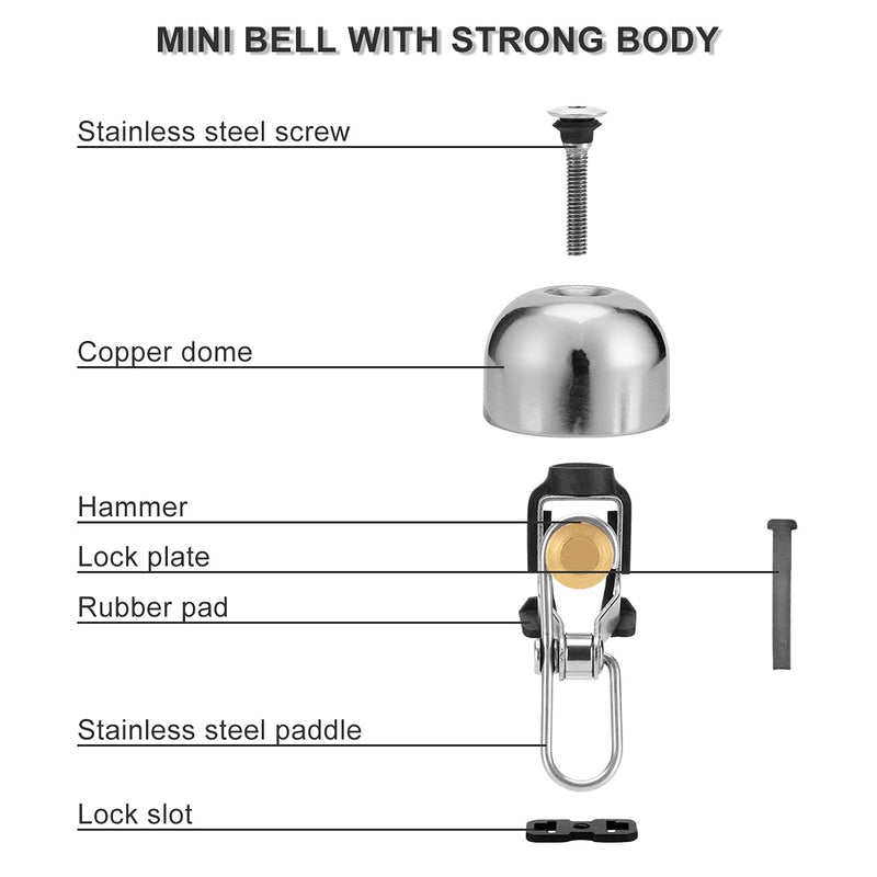 Load image into Gallery viewer, ROCKBROS Bike Classic Bicycle Bell Loud Sound Bells