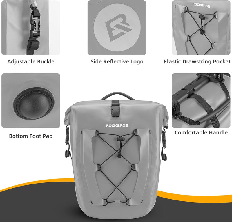 Load image into Gallery viewer, Bike Panniers Waterproof for Rear Rack