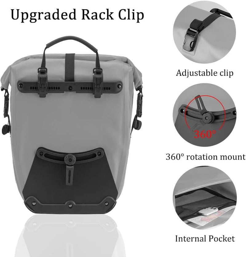 Load image into Gallery viewer, Bike Panniers Waterproof for Rear Rack