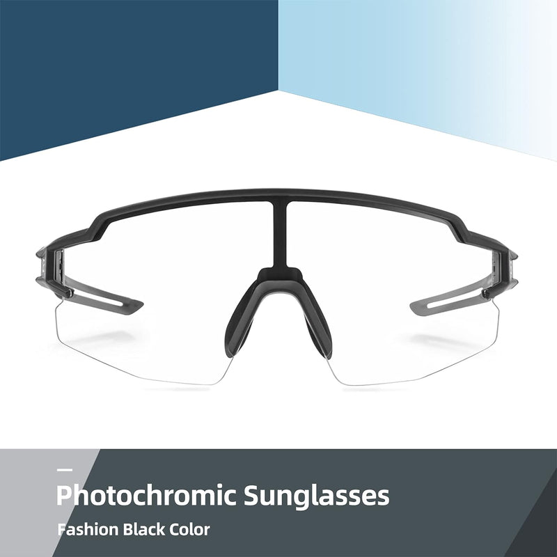 Load image into Gallery viewer, Half-Frame Photochromic Sports Sunglasses (UV400)