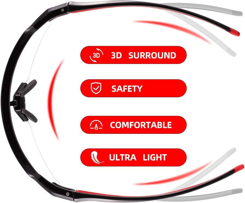 Load image into Gallery viewer, Half-Frame Photochromic Sports Sunglasses (UV400)
