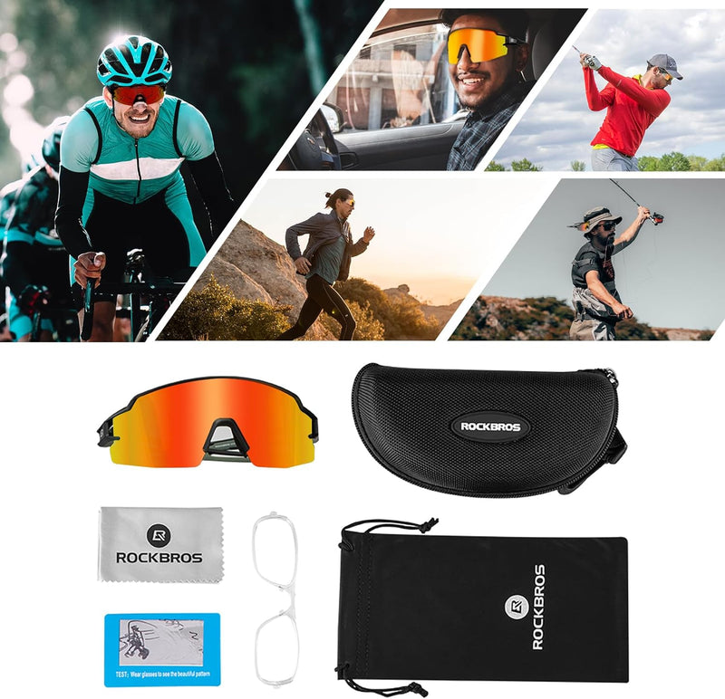 Load image into Gallery viewer, Half-Frame Photochromic Sports Sunglasses (UV400)