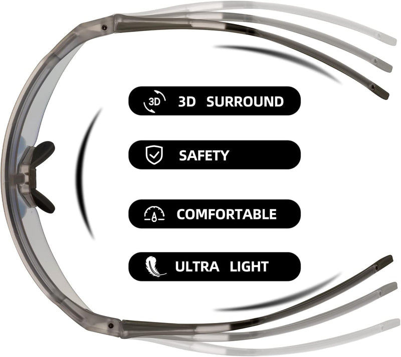 Load image into Gallery viewer, Half-Frame Photochromic Sports Sunglasses (UV400)