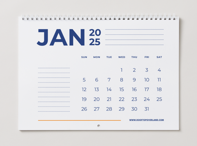 Load image into Gallery viewer, 2025 Overlanding Event Calendar (Downloadable link below)