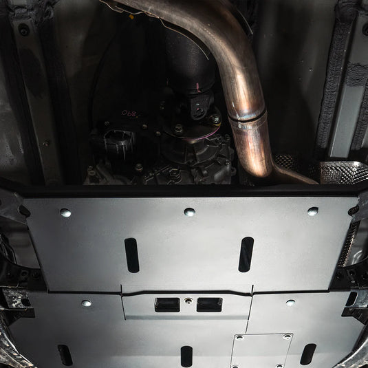 Cali Raised LED Transfer Case Skid Plate For 2024+ Toyota Tacoma