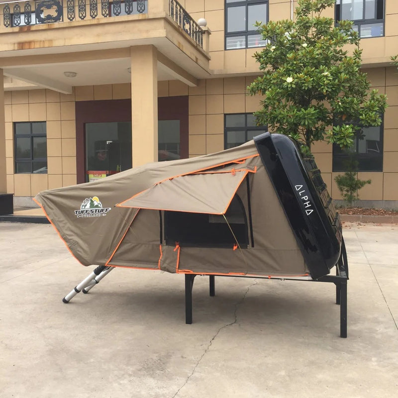 Load image into Gallery viewer, Tuff Stuff ALPHA II Hard Top Side Open Roof Top Tent 2 Person